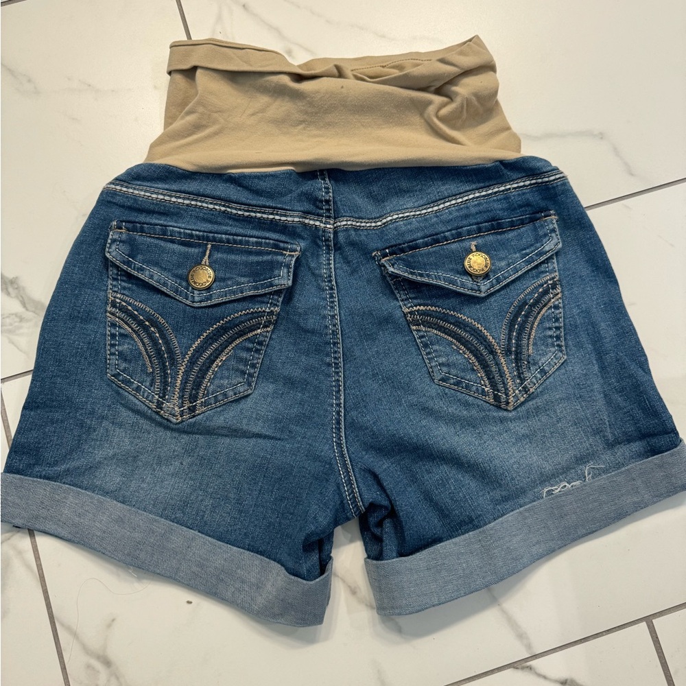 Indigo Blue size Small Maternity shorts